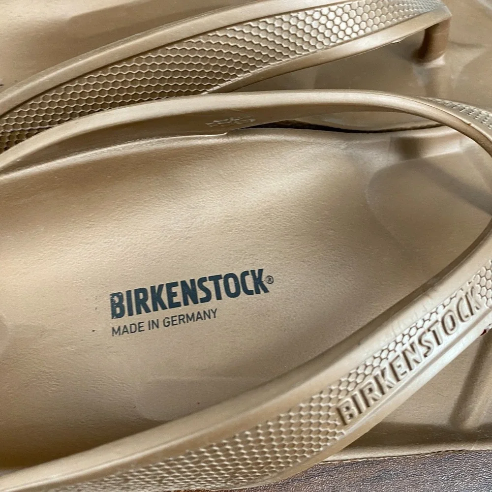 Birkenstock Honolulu EVA Mens US 13 Sandals Brown Waterproof Flip Flop Thong